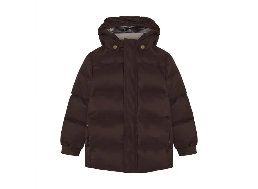 Jacket Quilt solid - Coffee bean