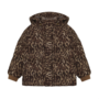 Jacket Quilt solid - AOP Pine bark