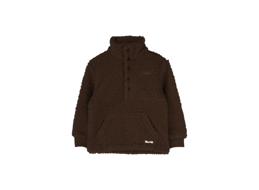 Yagger teddy sweater - Brown choco