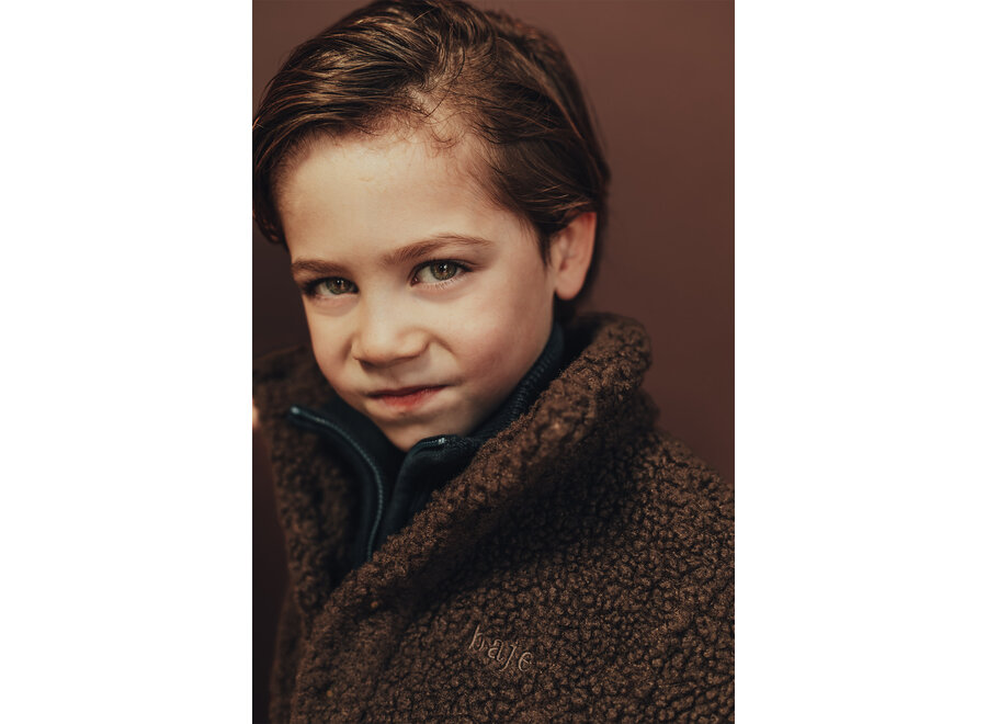 Yagger teddy sweater - Brown choco