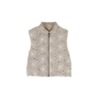 Moa broderie gilet - Taupe light