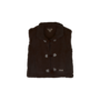 Meddox teddy gilet - Brown choco
