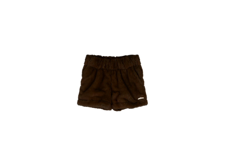 Jolye fluffy short - Brown choco