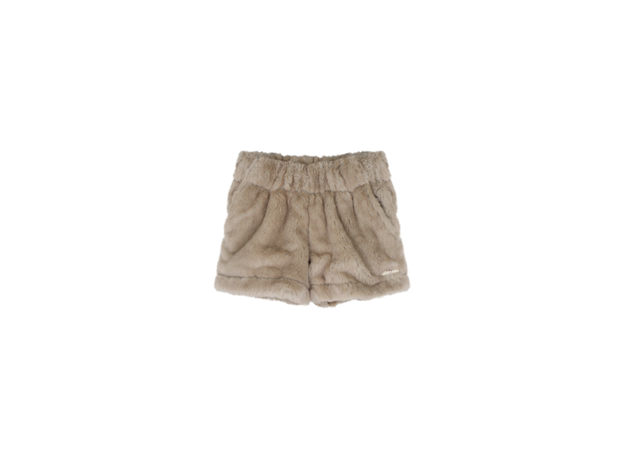 Jolye fluffy short - Taupe light