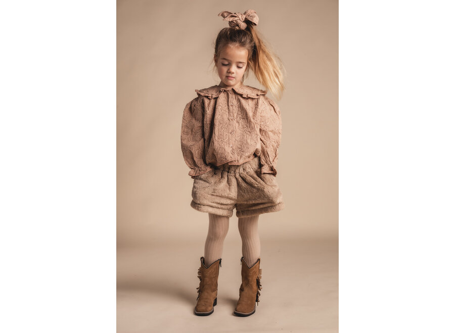 Jolye fluffy short - Taupe light