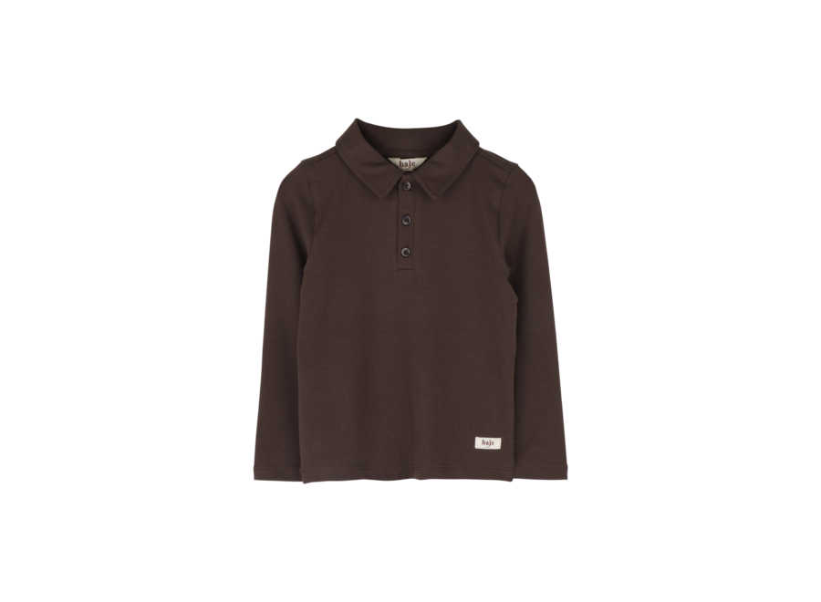 Nikolai LS polo  - Brown choco