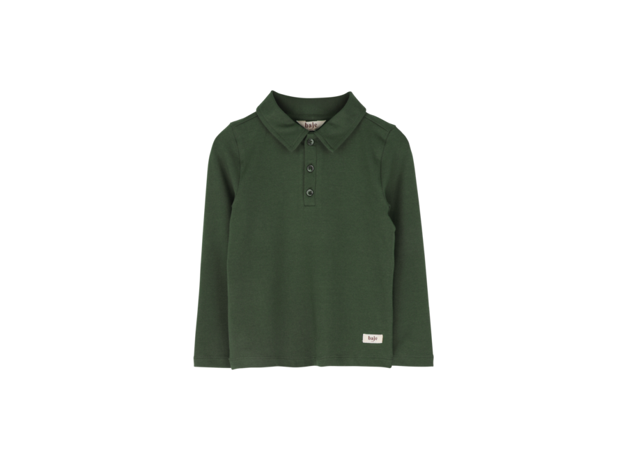 Nikolai LS polo  - Green agave