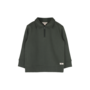 Cooper half-zip polo sweater - Green agave
