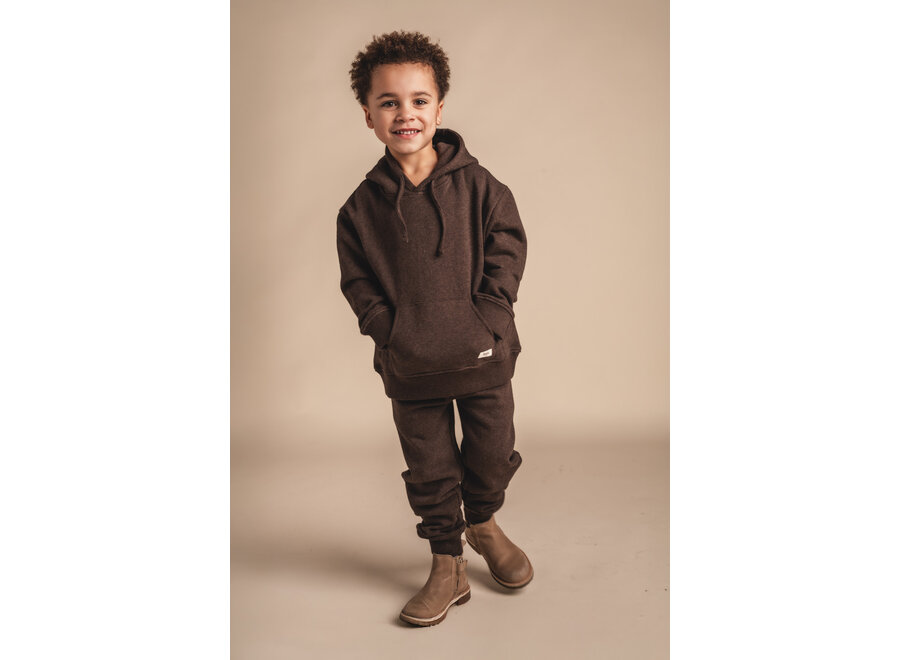 Moose hoody - Brown choco