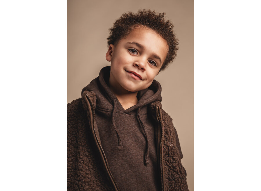 Moose hoody - Brown choco
