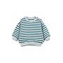 Striped jersey sweater - Cyanotype