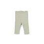 Striped rib leggings - Fiber