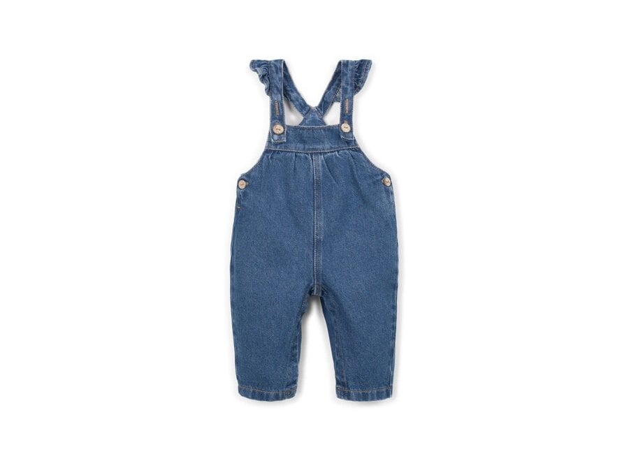 Denim girls jumpsuit - Blue