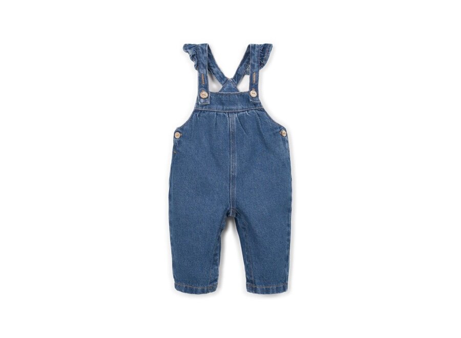 Denim girls jumpsuit - Blue