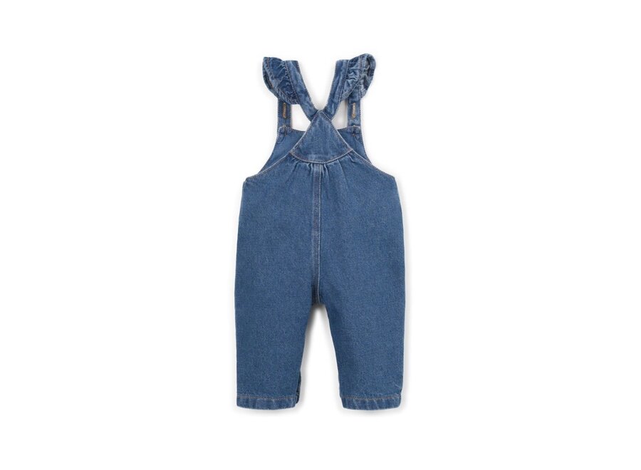 Denim girls jumpsuit - Blue