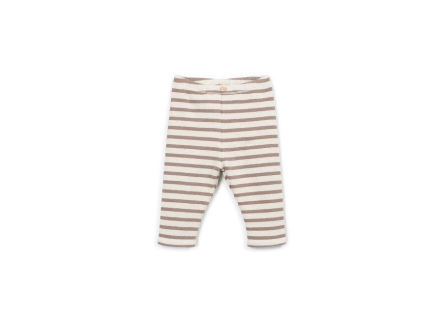 Striped jersey leggings - Drawing