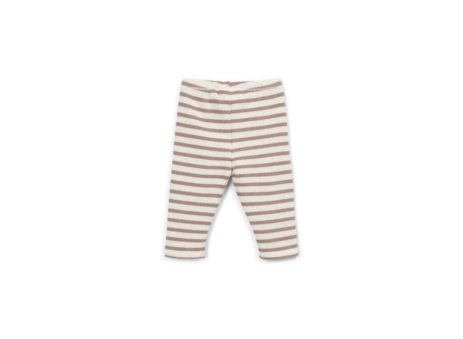 Striped jersey leggings - Drawing