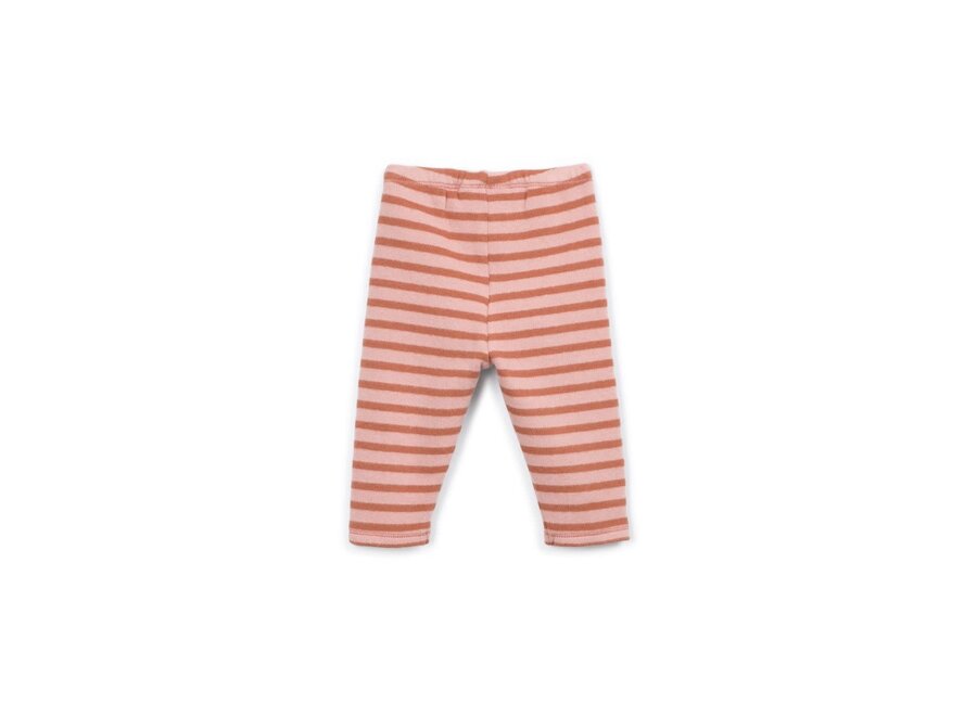 Striped jersey leggings - Tapestry