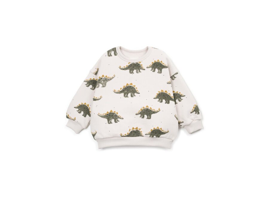 Printed fleece sweater - Dino
