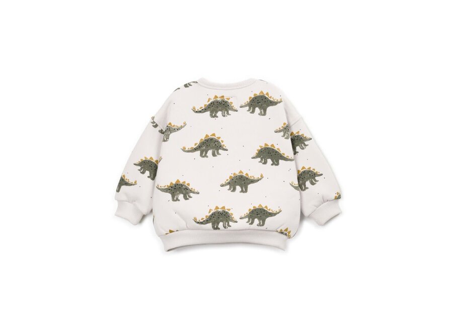 Printed fleece sweater - Dino