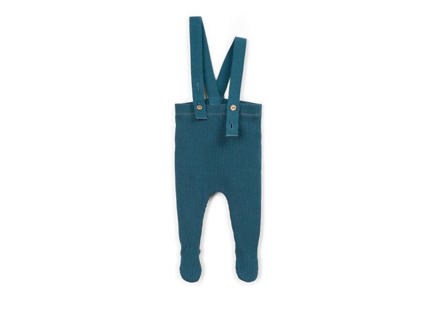 Rib leggings - Cyanotype
