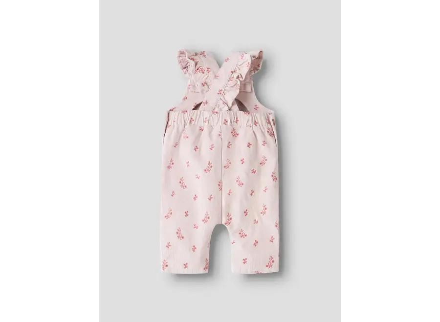 Nelly cord loose overall - Hushed violet/ Flower