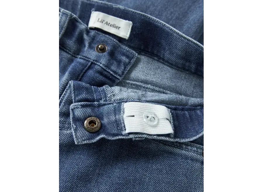 Fobello wide jeans - Dark blue denim