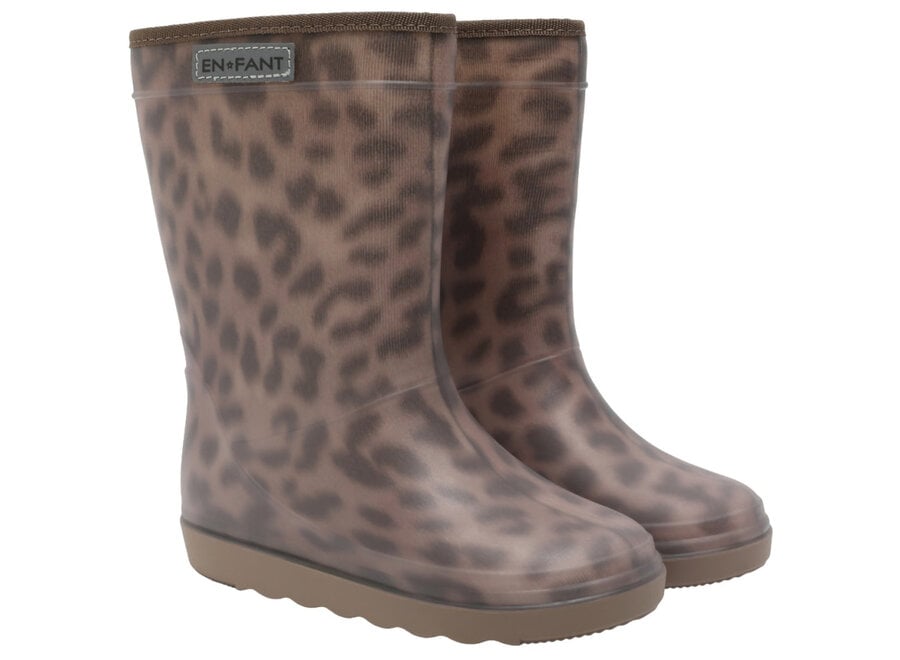 Thermo boots print - Pine bark
