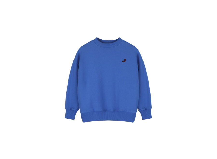 Happy bird sweater - Cobalt blue