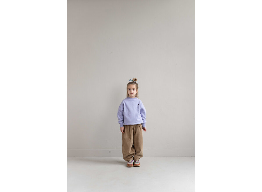Happy bird sweater - Soft lila