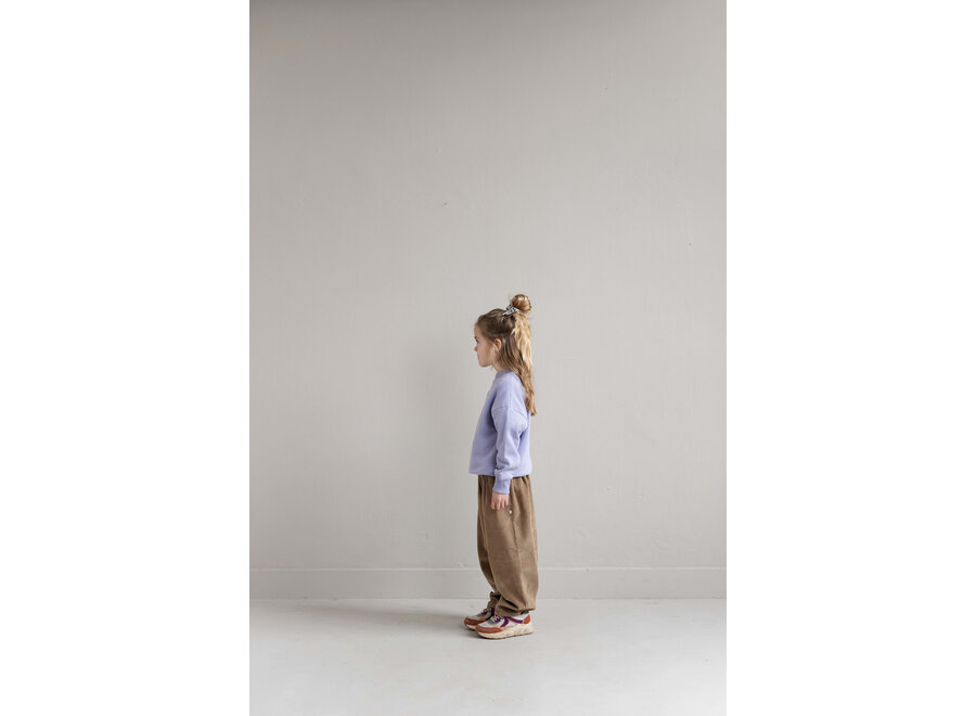 Happy bird sweater - Soft lila