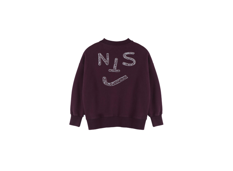 JNST Sweater - Cherry bordeaux