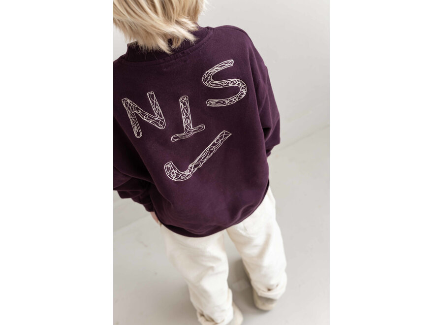 JNST Sweater - Cherry bordeaux