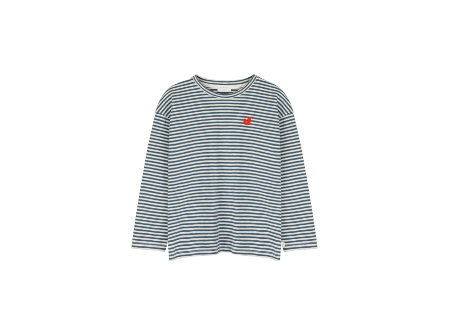 Moos LS T-shirt - Seafoam green/ Off white