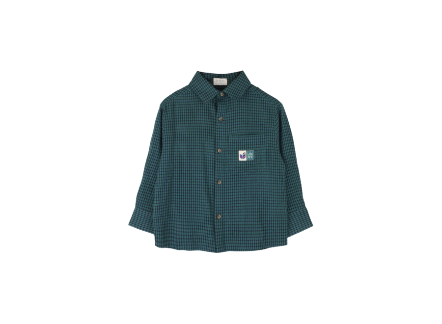 Scott shirt - Seafoam green/ Navy blue