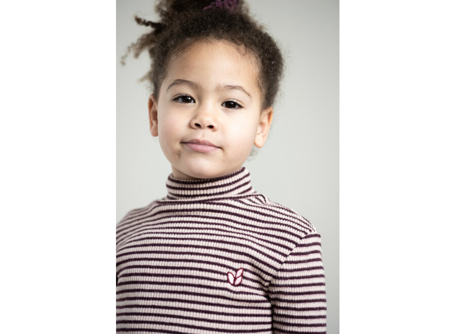 Tara turtleneck - Rose bordeaux