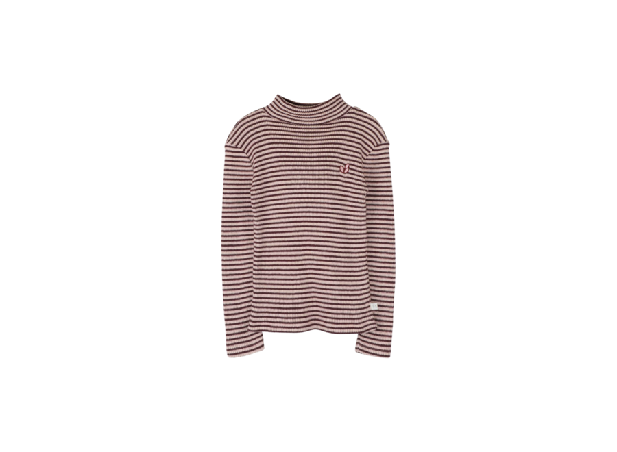 Tara turtleneck - Rose bordeaux