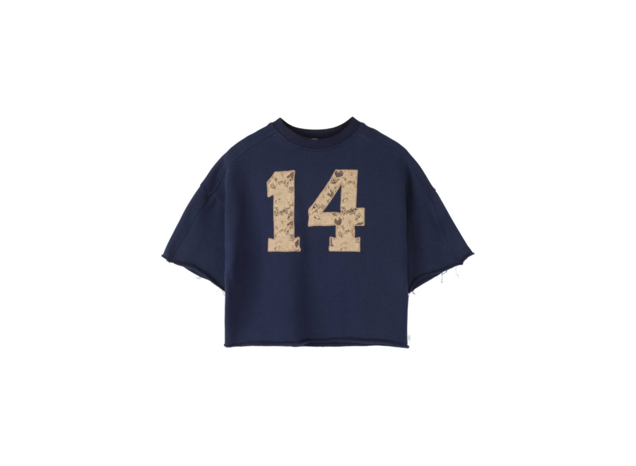 Tessie sweater ss - Navy blue