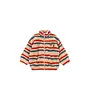 Jody teddy jacket - Tangerine stripe