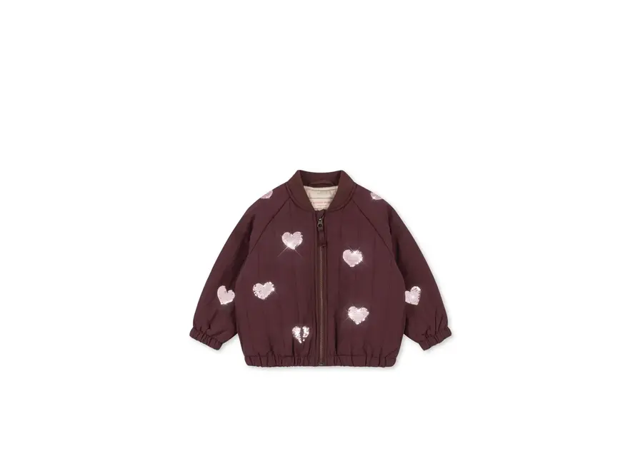 Juno sequin bomber jacket - Decadent chocolate