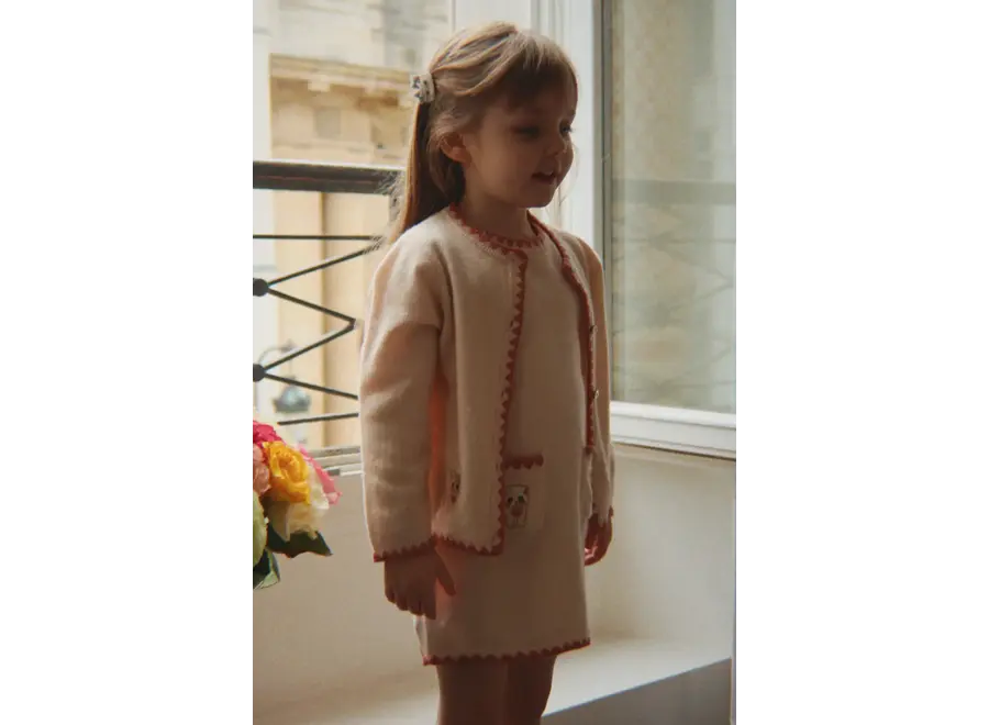 Colette cardigan - Rosey