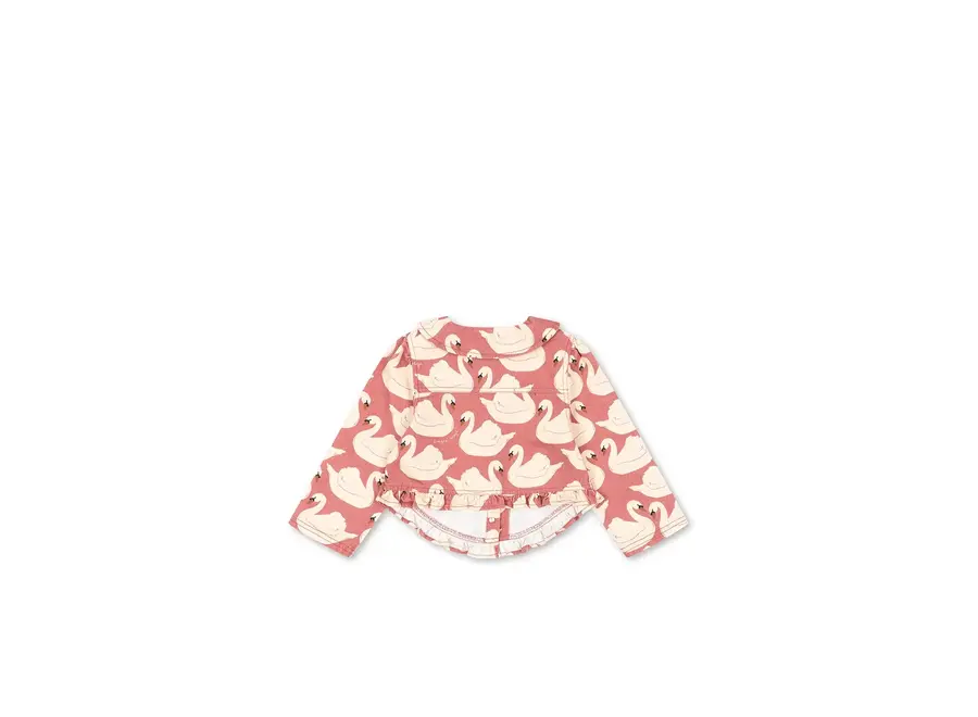 Magot frill jacket - Swan rose