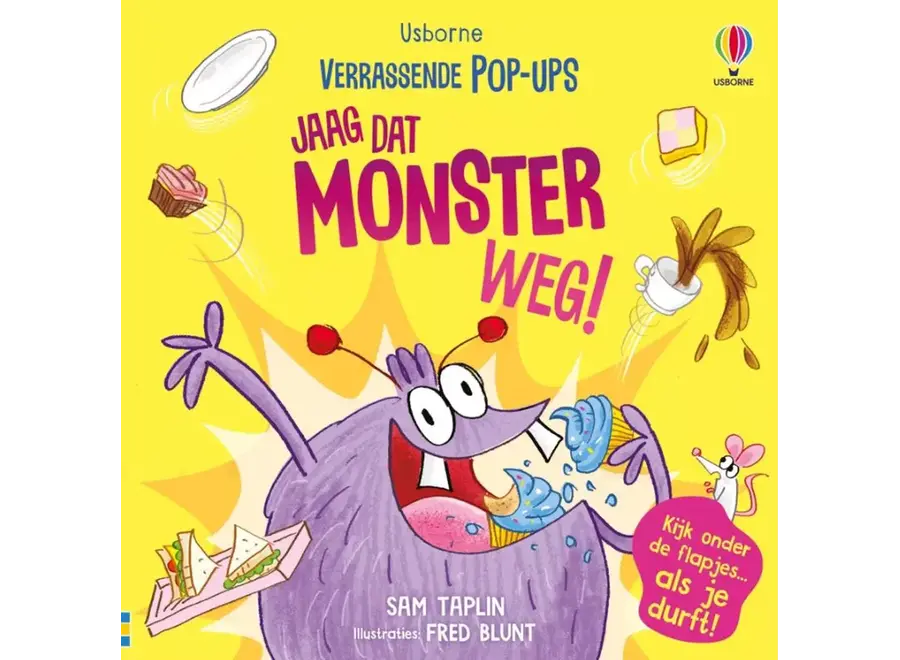 Pop-Up boek - Jaag dat monster weg!
