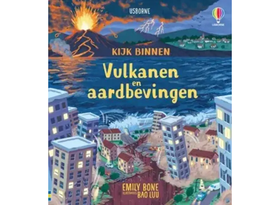 Kijk binnen vulkanen en aardbevingen (5+)