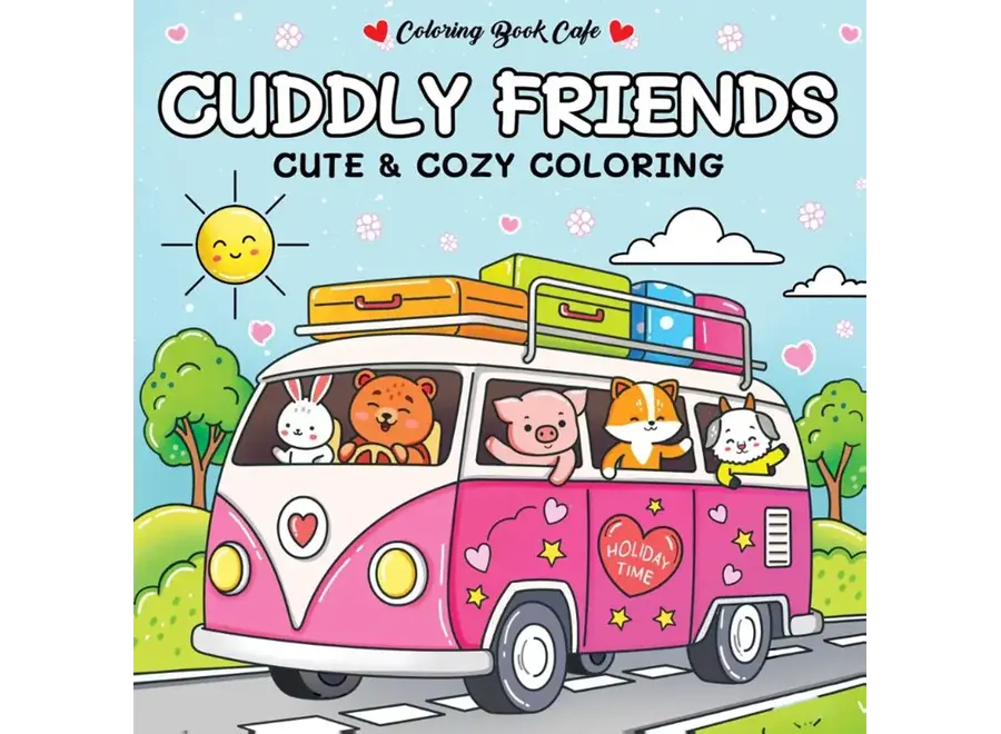 Cute & Cozy colouring - Cuddly friends
