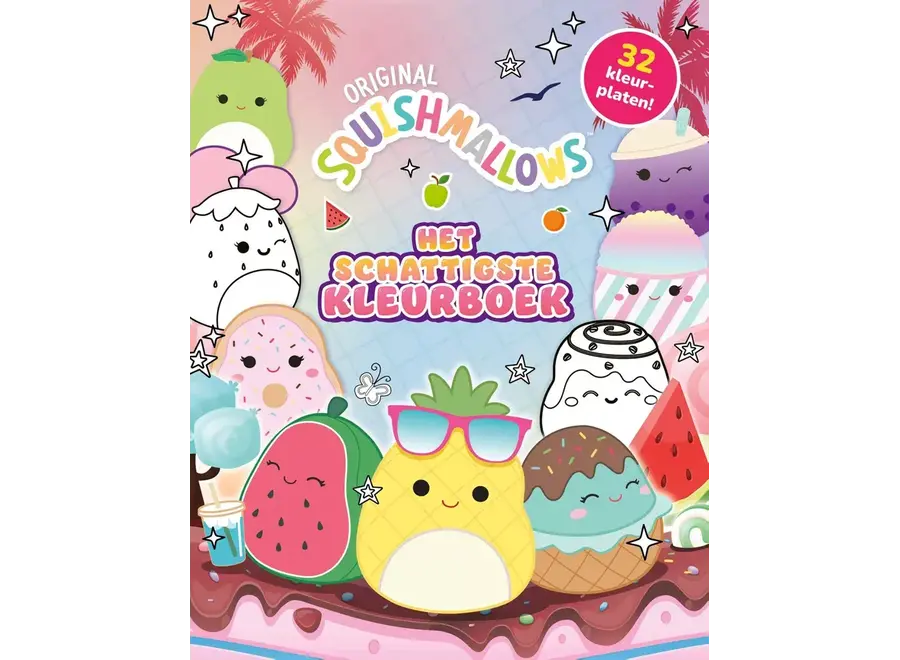 Het officiële squishymallows kleurboek