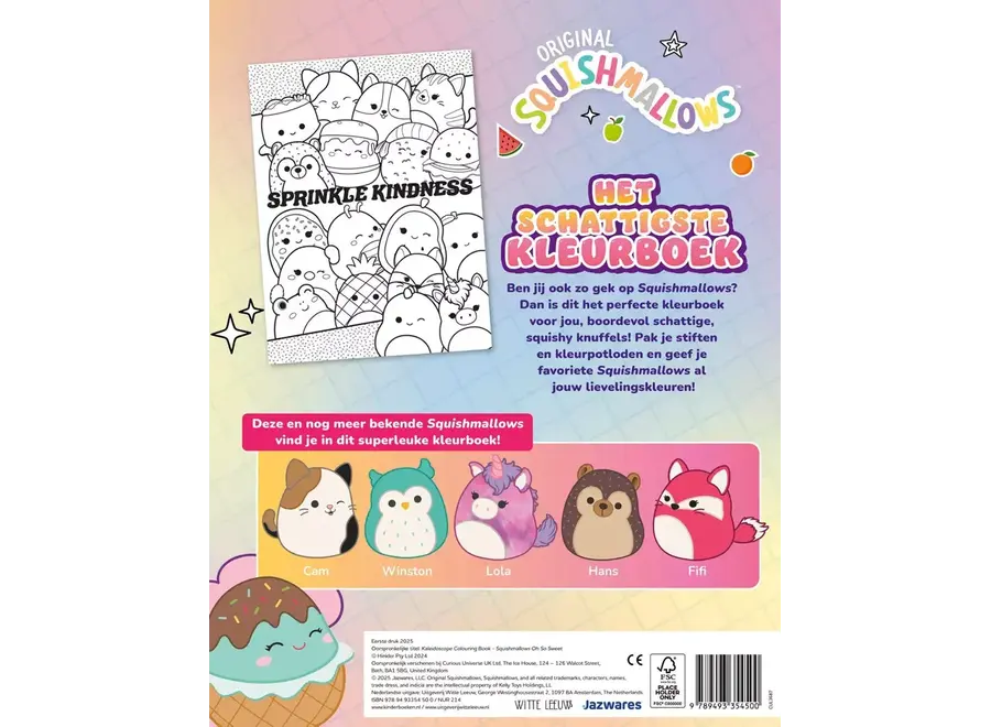 Het officiële squishymallows kleurboek