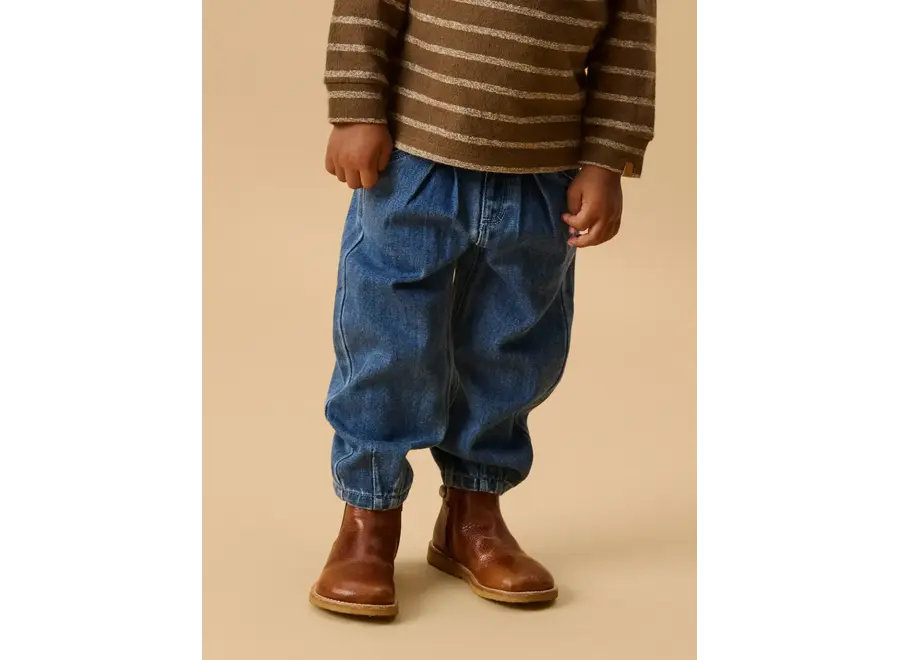 Nobello baggy jeans - Dark blue denim
