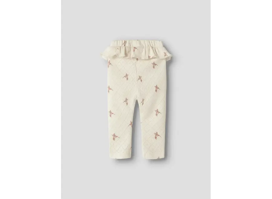 Rachello Sig slim leggings - Turtledove/ Birds