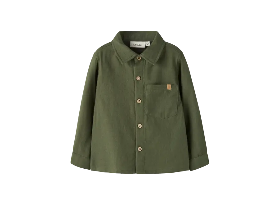 Neppo LS loose shirt - Cypress